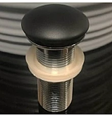 Донный клапан CeramaLux RD025 Черный матовый