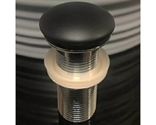 Приобрести Донный клапан CeramaLux RD025 Черный матовый в магазине сантехники Santeh-Crystal.ru