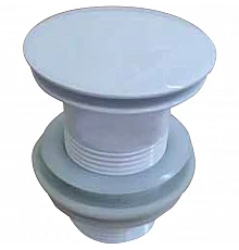 Донный клапан CeramaLux RD002GW click-clack Белый глянцевый