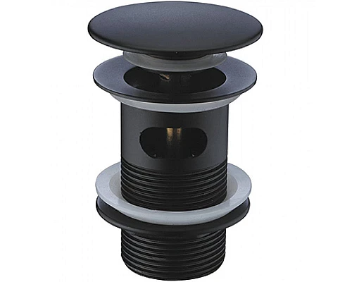 Заказать Донный клапан CeramaLux BB005MB click-clack Черный матовый в магазине сантехники Santeh-Crystal.ru