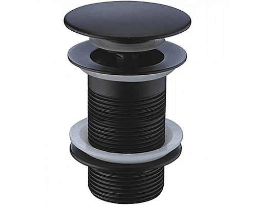 Купить Донный клапан CeramaLux BB006B click-clack Черный глянцевый в магазине сантехники Santeh-Crystal.ru