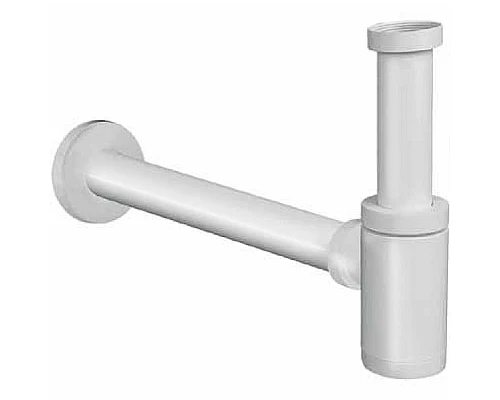 Приобрести Сифон для раковины CeramaLux C-057W(GWBC-036) Белый глянцевый в магазине сантехники Santeh-Crystal.ru