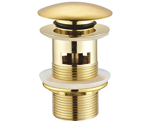 Приобрести Донный клапан Creavit SF031G click-clack Золото в магазине сантехники Santeh-Crystal.ru