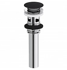 Донный клапан Damixa Option 210610300 click-clack Черный матовый