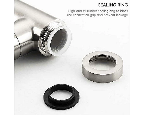 Приобрести Сифон для раковины Frap F82-5 Нержавеющая сталь в магазине сантехники Santeh-Crystal.ru