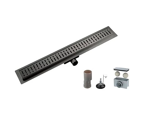 Заказать Душевой лоток Gappo G88007-39 с решеткой Оружейная сталь в магазине сантехники Santeh-Crystal.ru