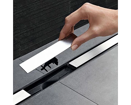 Приобрести Душевой лоток Geberit CleanLine 152.450.00.1 с решеткой Хром в магазине сантехники Santeh-Crystal.ru