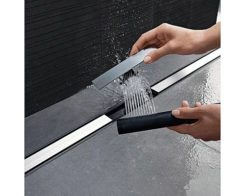 Приобрести Душевой лоток Geberit CleanLine 152.450.00.1 с решеткой Хром в магазине сантехники Santeh-Crystal.ru