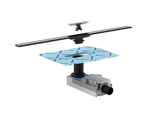 Приобрести Душевой лоток Geberit CleanLine 152.450.00.1 с решеткой Хром в магазине сантехники Santeh-Crystal.ru