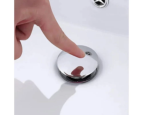 Заказать Донный клапан Haiba HB65-2 click-clack Хром в магазине сантехники Santeh-Crystal.ru