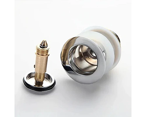 Приобрести Донный клапан Haiba HB66-2 click-clack Хром в магазине сантехники Santeh-Crystal.ru