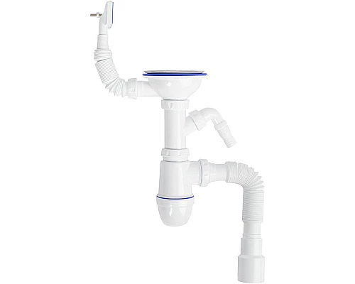 Заказать Сифон для кухонной мойки Iddis Kitchen Line S11UPS0i84 Белый в магазине сантехники Santeh-Crystal.ru