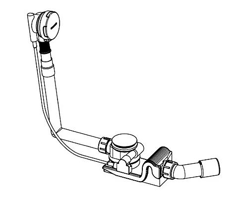 Приобрести Слив-перелив Kaldewei 687772330999 полуавтомат Хром в магазине сантехники Santeh-Crystal.ru