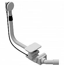 Слив-перелив Kaldewei 687772040001 полуавтомат Белый