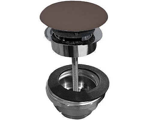 Приобрести Донный клапан Kerasan 923375 click-clack Borgogna matt в магазине сантехники Santeh-Crystal.ru