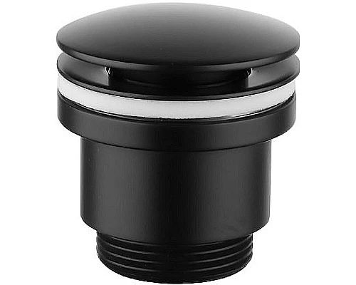 Купить Донный клапан Lemark LM8500BL click-clack Черный в магазине сантехники Santeh-Crystal.ru