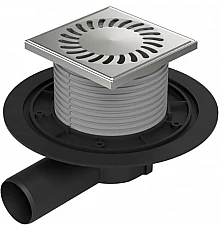 Душевой трап Paini 381A с решеткой Хром