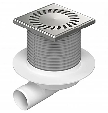 Душевой трап Paini 425XL с решеткой Хром