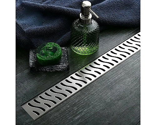 Купить Душевой лоток Paini Harmony 450 CH450H с решеткой Хром в магазине сантехники Santeh-Crystal.ru