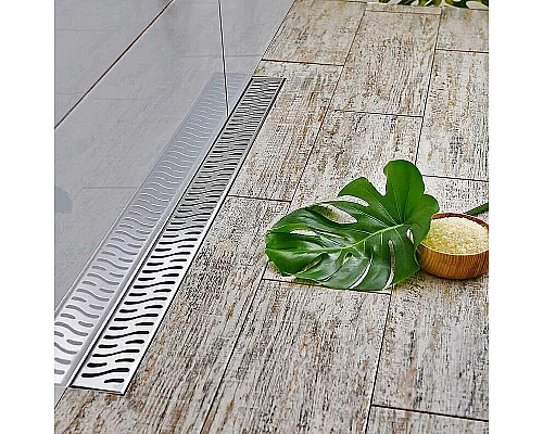 Купить Душевой лоток Paini Harmony 450 CH450H с решеткой Хром в магазине сантехники Santeh-Crystal.ru