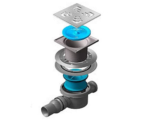 Купить Душевой трап Pestan Confluo Standard 13000006 с решеткой в магазине сантехники Santeh-Crystal.ru