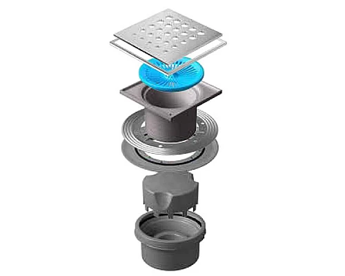 Заказать Душевой трап Pestan Confluo Standard 13000075 с решеткой в магазине сантехники Santeh-Crystal.ru