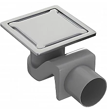 Душевой трап Timo Basic 11 BD110-S50R с решеткой Сталь