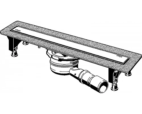 Приобрести Душевой лоток Viega Advantix 900 4983.10 753177 с решеткой Хром в магазине сантехники Santeh-Crystal.ru