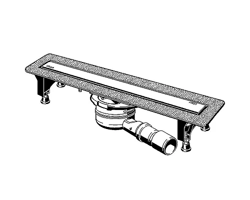 Заказать Душевой лоток Viega Advantix 1000 ER10 4983.10 753184 с решеткой Нержавеющая сталь в магазине сантехники Santeh-Crystal.ru