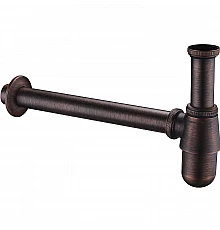 Сифон для раковины WasserKRAFT A095 Темная бронза