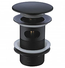 Донный клапан WasserKRAFT A080 click-clack Черный матовый