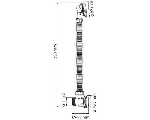 Приобрести Слив-перелив WasserKRAFT Sauer A206 click-clack Золото в магазине сантехники Santeh-Crystal.ru