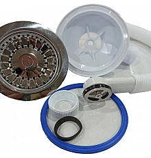 Слив-перелив для кухонной мойки ZorG Granit W 3 Хром