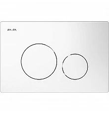 Клавиша смыва AM.PM Pro L I049001 Белая глянцевая