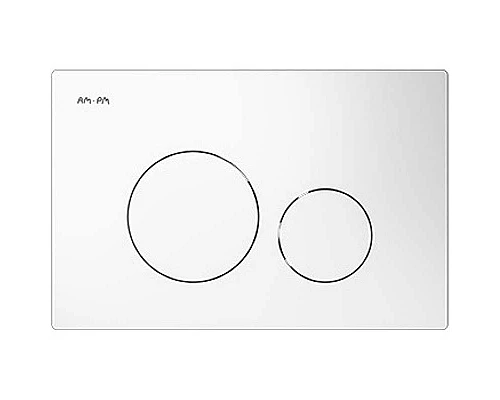 Приобрести Клавиша смыва AM.PM Pro L I049001 Белая глянцевая в магазине сантехники Santeh-Crystal.ru