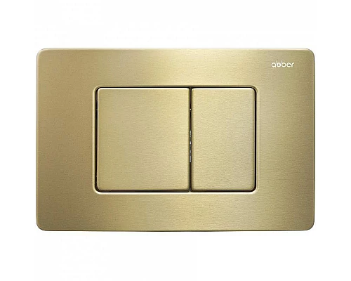 Купить Клавиша смыва Abber AC0120MMG Золото матовое в магазине сантехники Santeh-Crystal.ru