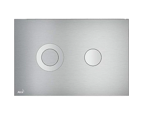 Заказать Клавиша смыва Alcaplast Flat Alunox TURN Матовый металл в магазине сантехники Santeh-Crystal.ru