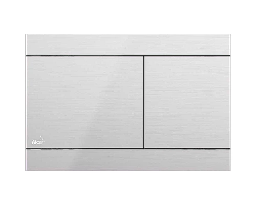 Приобрести Клавиша смыва Alcaplast Flat Inox FUN-INOX Хром в магазине сантехники Santeh-Crystal.ru
