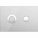 Клавиша смыва Alcaplast Flat Inox TURN-INOX Хром