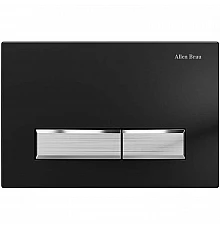 Клавиша смыва Allen Brau Fantasy 9.20004.31 Черная матовая Никель браш