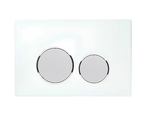 Приобрести Клавиша смыва Aquatek Slim KDI-0000028 Белая глянцевая в магазине сантехники Santeh-Crystal.ru