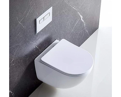 Заказать Сиденье для унитаза BelBagno Alpina BB309SC Белое с микролифтом в магазине сантехники Santeh-Crystal.ru