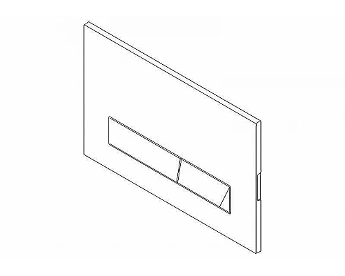 Купить Клавиша смыва BelBagno Marmi BB011-MR-CHROME.M Хром матовый в магазине сантехники Santeh-Crystal.ru