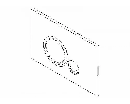 Купить Клавиша смыва BelBagno Sfera BB014-SR-BIANCO Белая в магазине сантехники Santeh-Crystal.ru