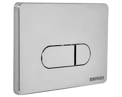 Заказать Клавиша смыва Berges Novum D3 040033 Хром в магазине сантехники Santeh-Crystal.ru
