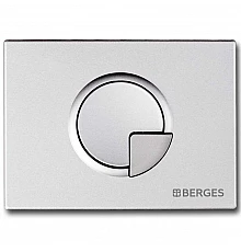 Клавиша смыва Berges Novum R2 040022 Хром матовый
