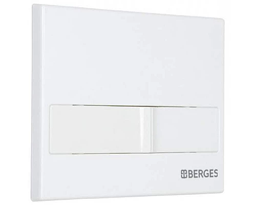 Купить Клавиша смыва Berges Novum L1 040011 Белая в магазине сантехники Santeh-Crystal.ru