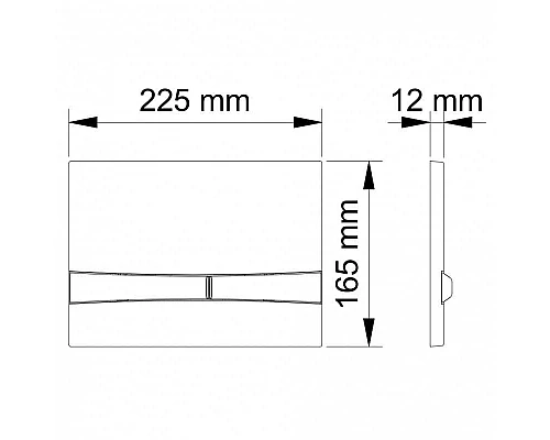 Заказать Клавиша смыва Berges Novum F1 040051 Белая в магазине сантехники Santeh-Crystal.ru