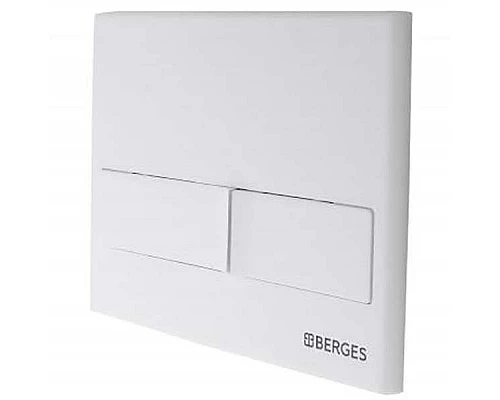 Приобрести Клавиша смыва Berges Novum L4 040014 Белая в магазине сантехники Santeh-Crystal.ru