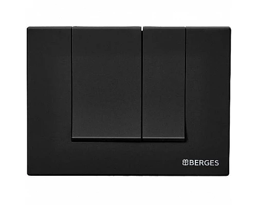 Приобрести Клавиша смыва Berges Novum S5 040045 Черная в магазине сантехники Santeh-Crystal.ru